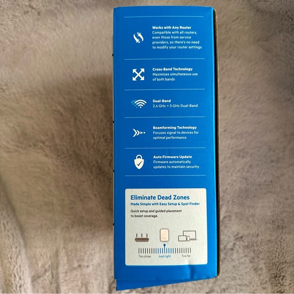 Linksys Boost WiFi Range Extender AC1200‎ up to 1.2Gbps White NIB! - Picture 3 of 7